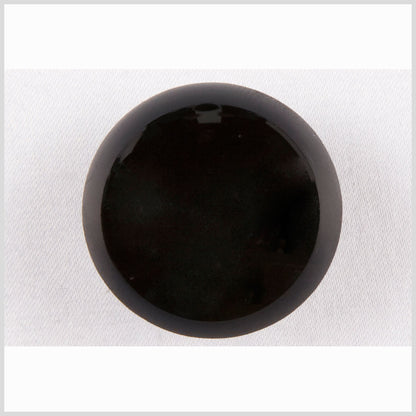Black Glass Button - 28L/18mm