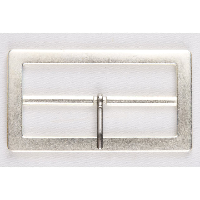 Real Silver Matte Metal Buckle