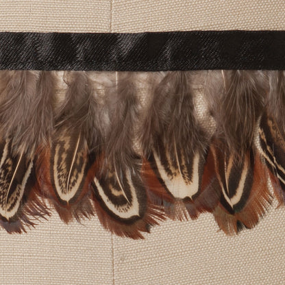 Brown Goose Fringe Detail