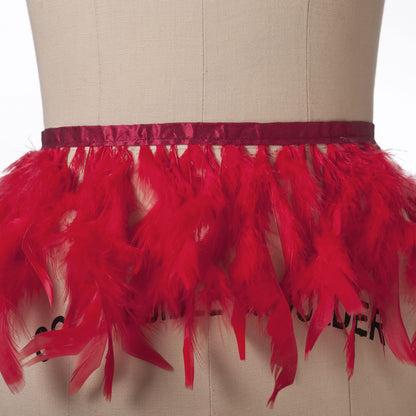 Red Turkey Feather