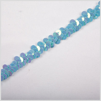 3/8" Blue Stretch Sequin
