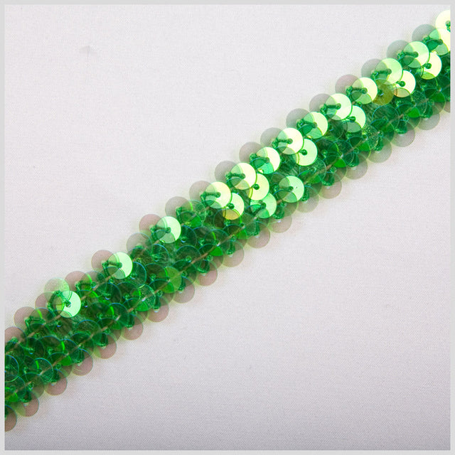 1" Green AB Stretch Sequin