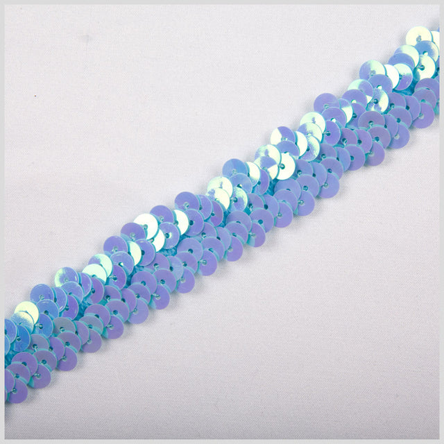 1" Blue Stretch Sequin