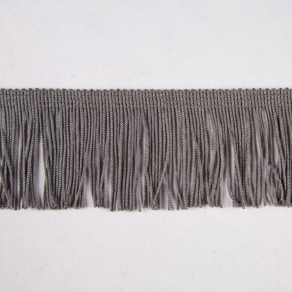 Pewter Chainette Fringe - 2"