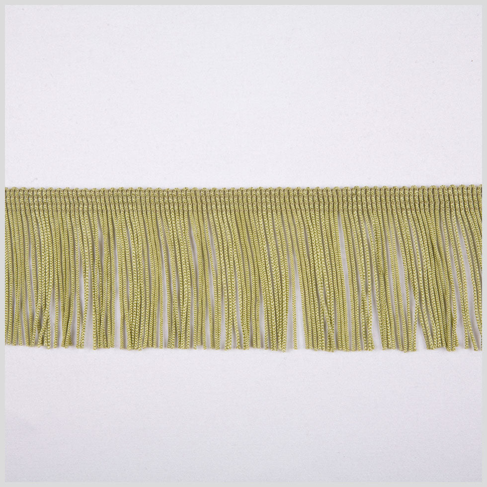 Sage Green Chainette Fringe - 2"