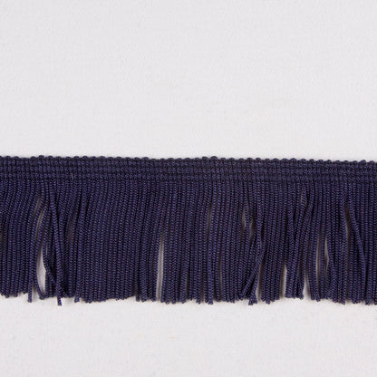 Navy Chainette Fringe - 2" Detail