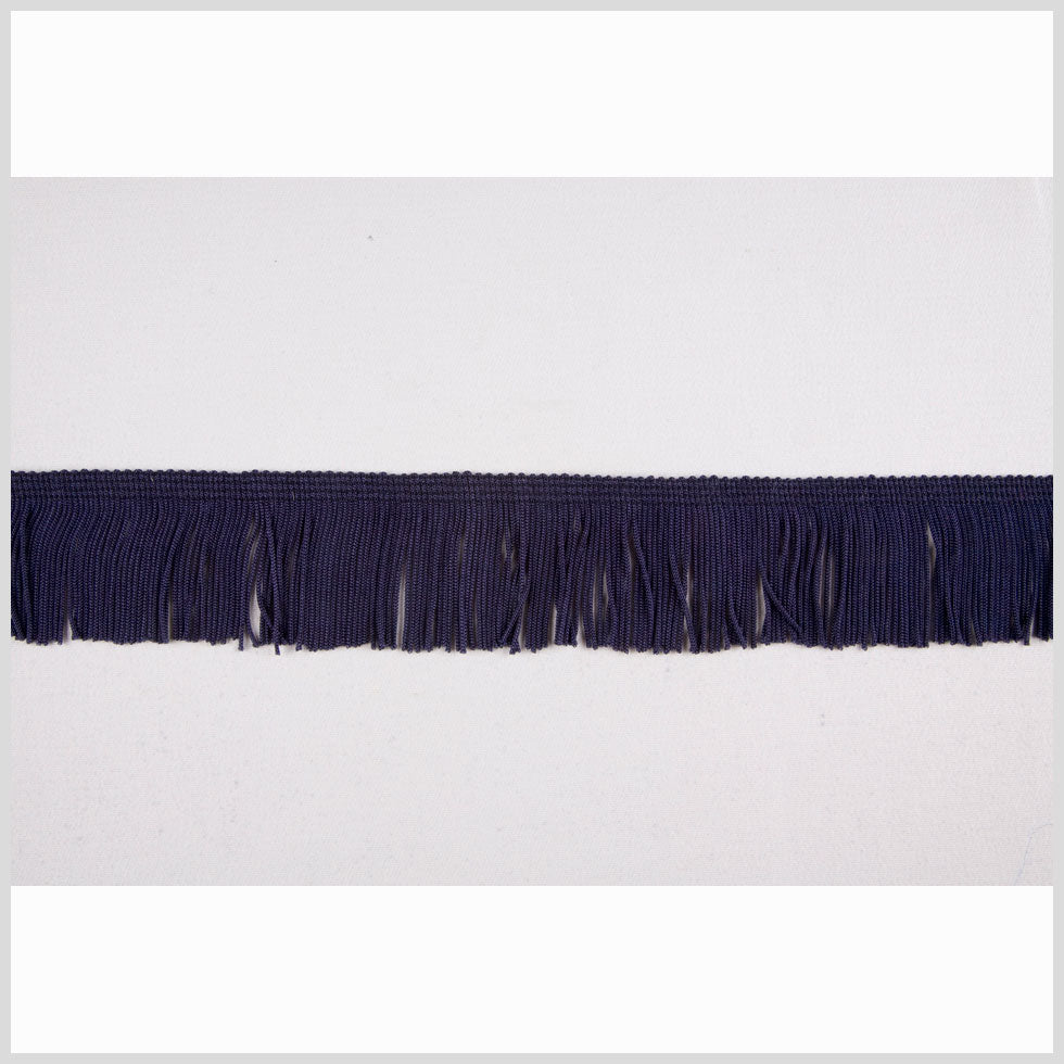 Navy Chainette Fringe - 2"