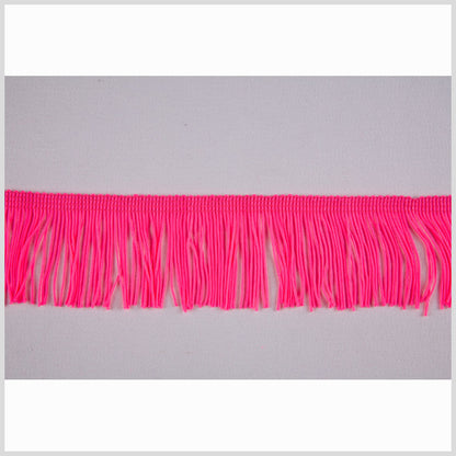 Pink Glo Chainette Fringe - 2"