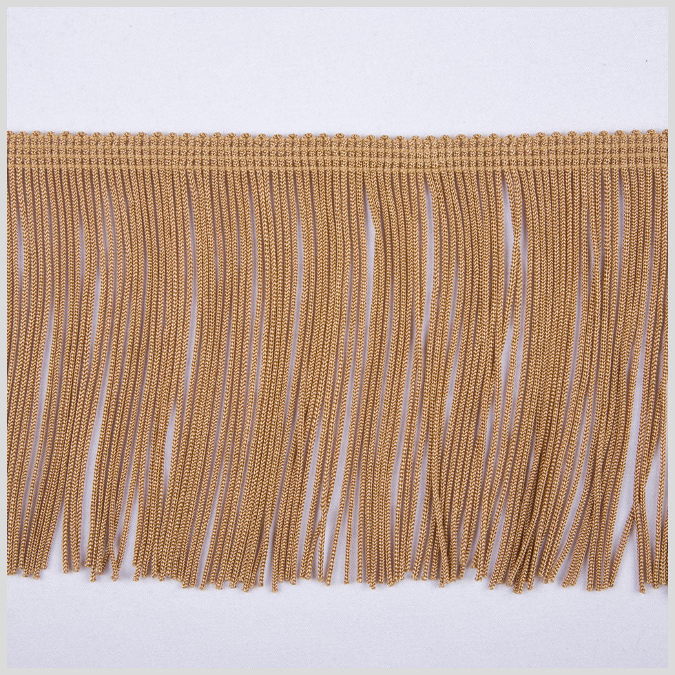 Gold Chainette Fringe - 4"