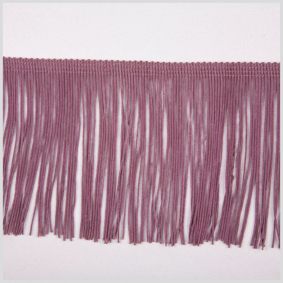 Plum Chainette Fringe - 4"