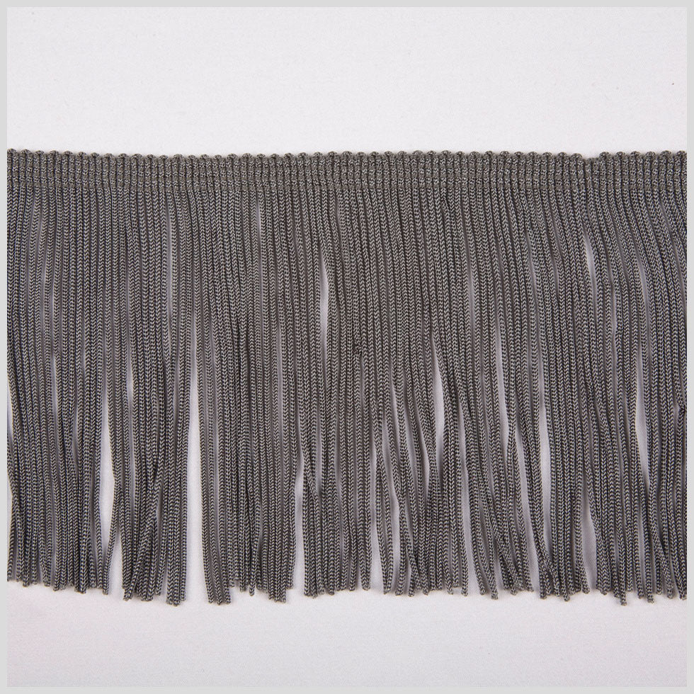 Pewter Chainette Fringe - 4"