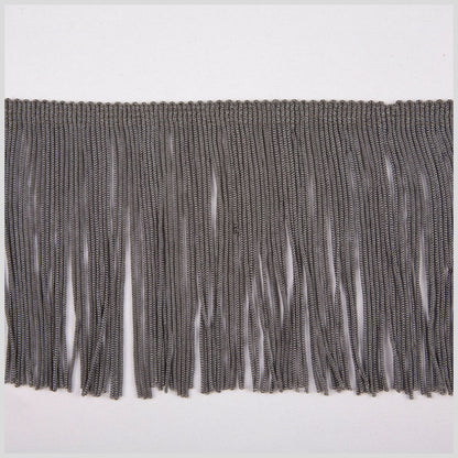Pewter Chainette Fringe - 4"
