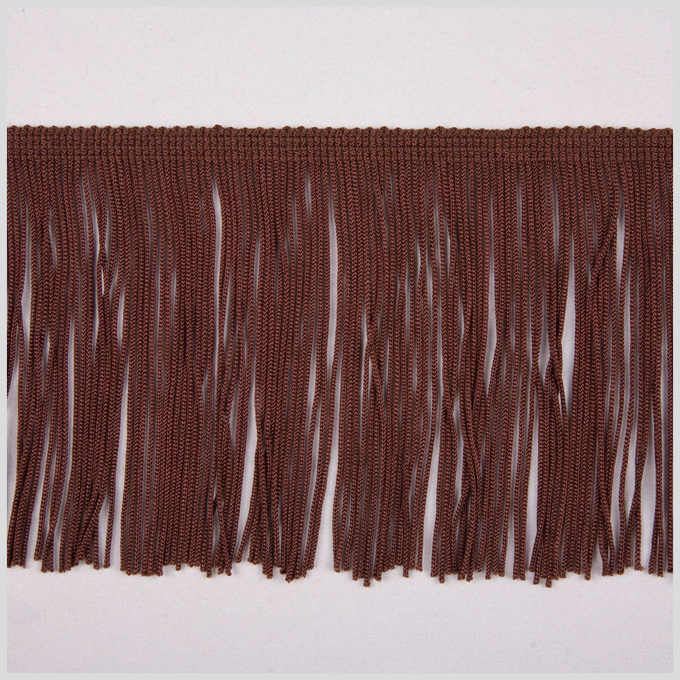 Chocolate Chainette Fringe - 4"