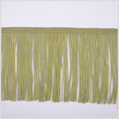 Sage Green Chainette Fringe - 4"