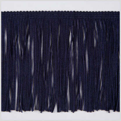 Navy Chainette Fringe - 4"