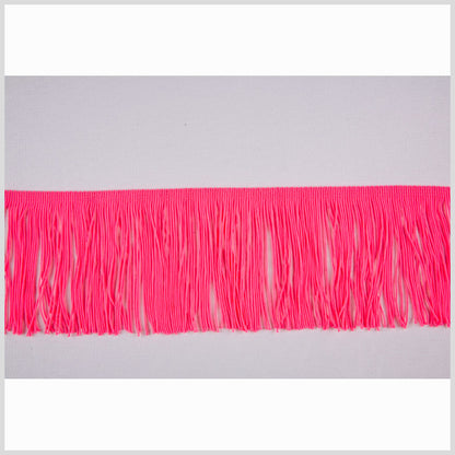 Pink Glo Chainette Fringe - 4"
