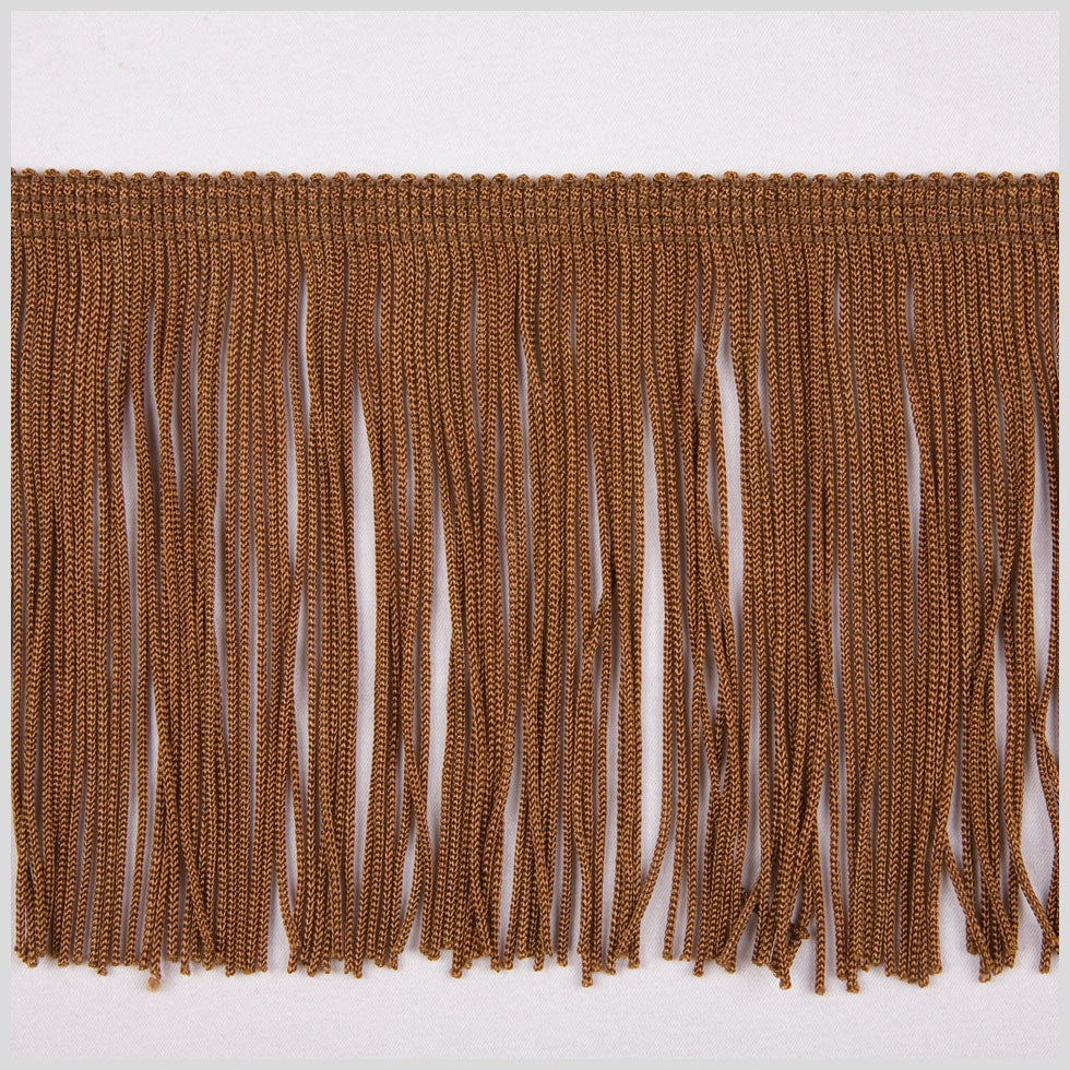 Cocoa Chainette Fringe - 4"