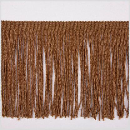 Cocoa Chainette Fringe - 4"