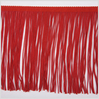 Red Chainette Fringe - 6"