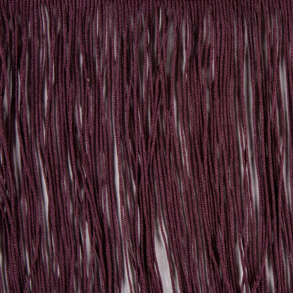 Eggplant Chainette Fringe - 6" Detail