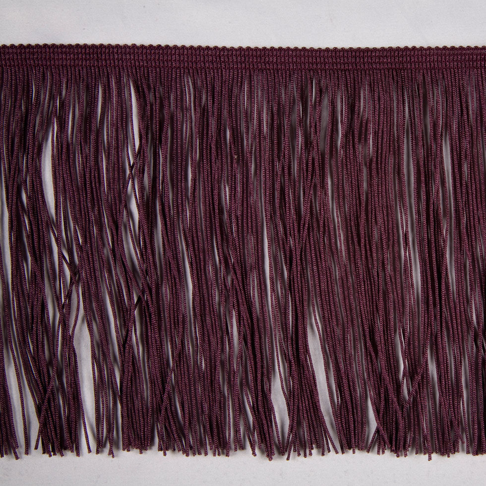 Eggplant Chainette Fringe - 6"