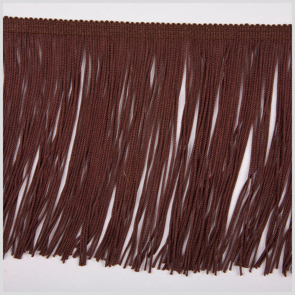 Chocolate Chainette Fringe - 6"