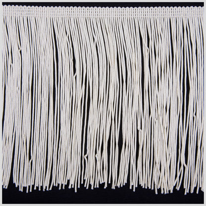 Ivory Chainette Fringe - 6"