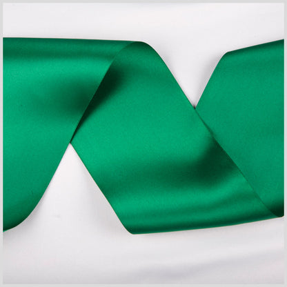 Emerald Double Face French Satin Ribbon