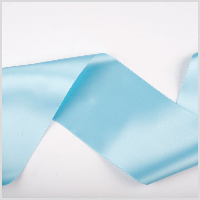3.75" Bluebird Double Face French Satin Ribbon