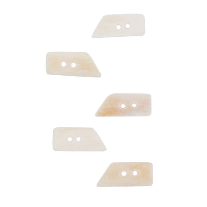 Natural Bone Toggle - 42L/27mm Folded