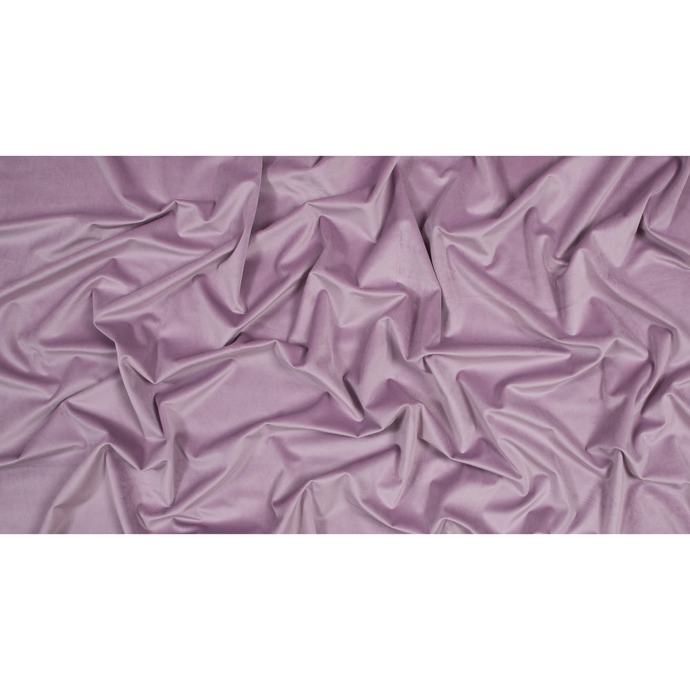 Ultra Soft Polyester Velvet - Mauve - British Imported Full