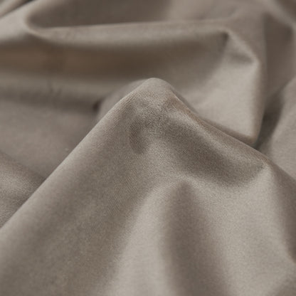 Ultra Soft Polyester Velvet - Mole - British Imported Detail