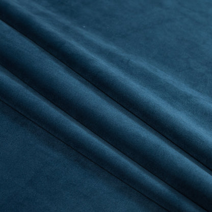 Ultra Soft Polyester Velvet - Navy - British Imported Folded
