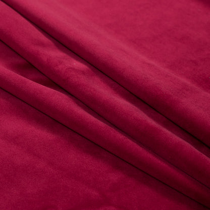 Ultra Soft Polyester Velvet - Wine - British Imported Folded