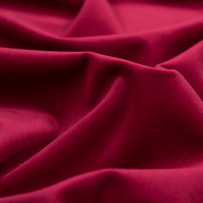 Ultra Soft Polyester Velvet - Wine - British Imported Detail