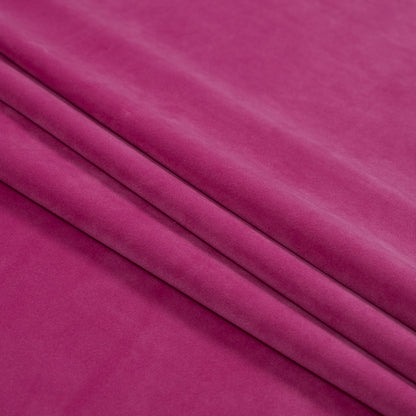 Ultra Soft Polyester Velvet - Hollyhock - British Imported Folded