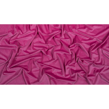 Ultra Soft Polyester Velvet - Hollyhock - British Imported Full