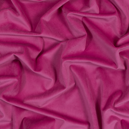 Ultra Soft Polyester Velvet - Hollyhock - British Imported