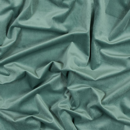 Ultra Soft Polyester Velvet - Seafoam - British Imported