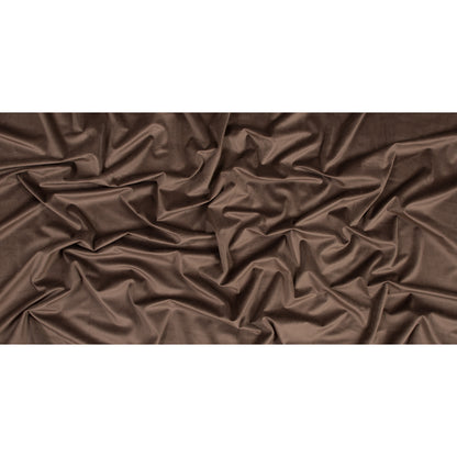 Ultra Soft Polyester Velvet - Espresso - British Imported Full