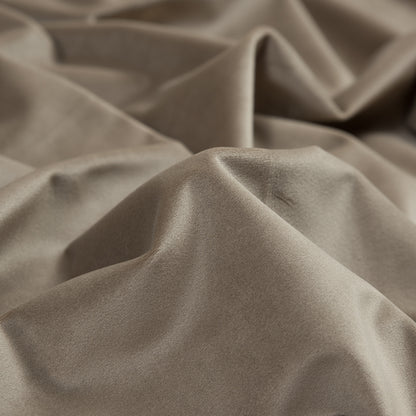 Ultra Soft Polyester Velvet - Otter - British Imported Detail