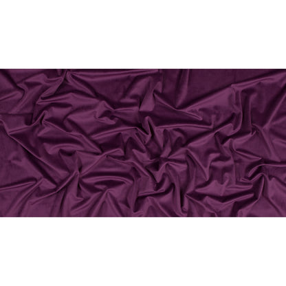 Ultra Soft Polyester Velvet - Aubergine - British Imported Full