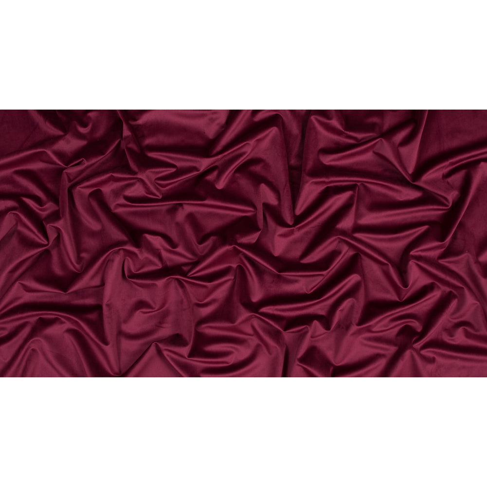 Ultra Soft Polyester Velvet - Berry - British Imported Full