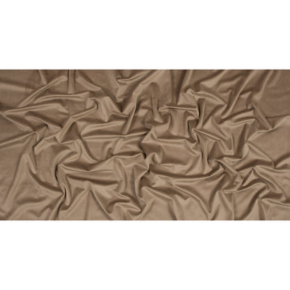 Ultra Soft Polyester Velvet - Caramel - British Imported Full