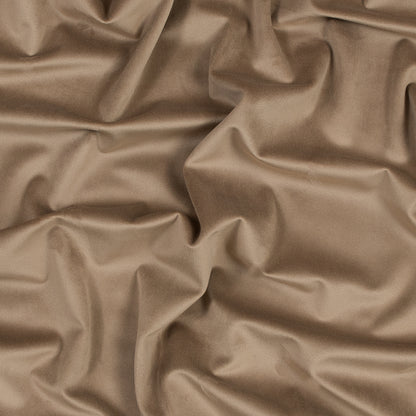 Ultra Soft Polyester Velvet - Caramel - British Imported