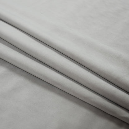 Ultra Soft Polyester Velvet - Dove - British Imported Folded