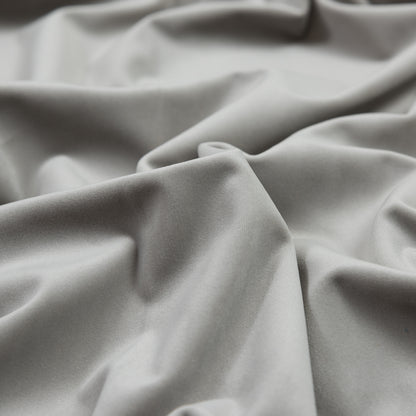 Ultra Soft Polyester Velvet - Dove - British Imported Detail