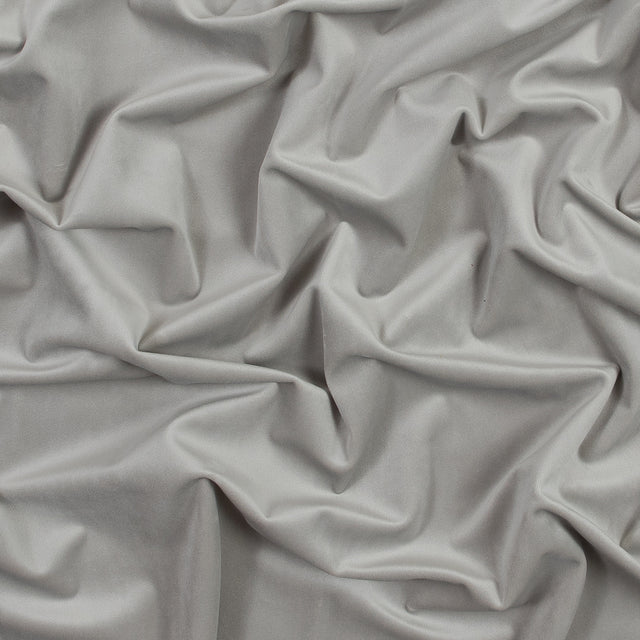 Ultra Soft Polyester Velvet - Dove - British Imported
