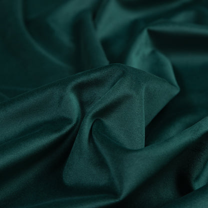 Ultra Soft Polyester Velvet - Emerald - British Imported Detail