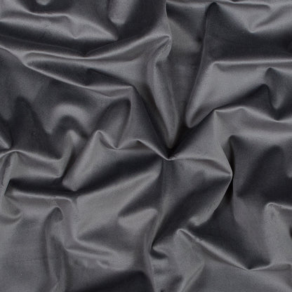 Ultra Soft Polyester Velvet - Slate - British Imported